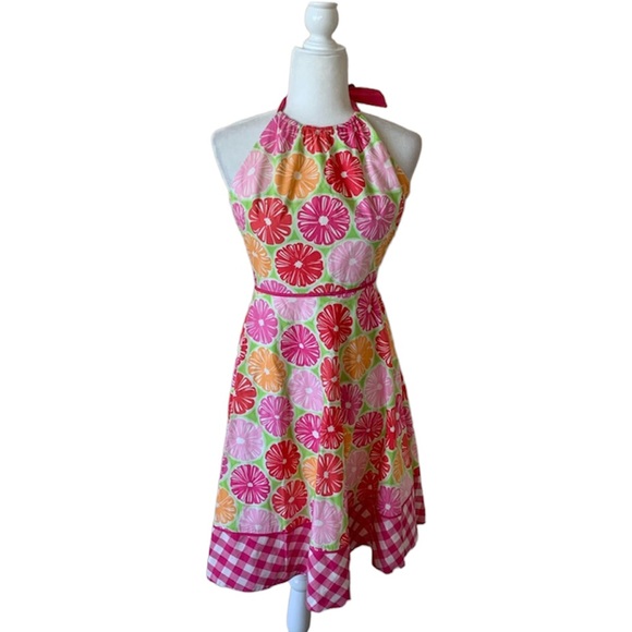 Lilly Pulitzer Dresses & Skirts - Lilly Pulitzer vintage white label Tinsey halter dress 4462